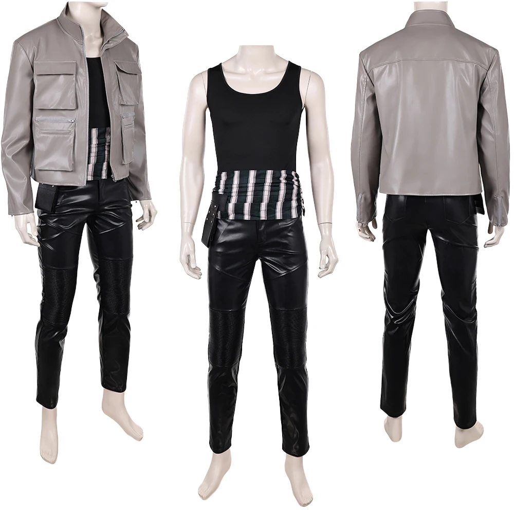 Fantasia Pirate Roronoa Of Zoro Cosplay Grey Jacker 2026 Live Action TV Pirate Disfraz Costume Men Halloween Carnival Cloth view 3