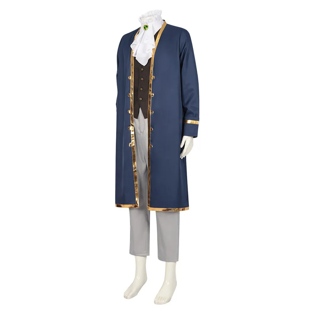 Costume Cosplay de Dessin Animé Sousou No Frieren Lugner, Déguisement, Uniforme, Veste, Pantalon, Tenues d'Halloween, Carnaval, pour Homme Adulte