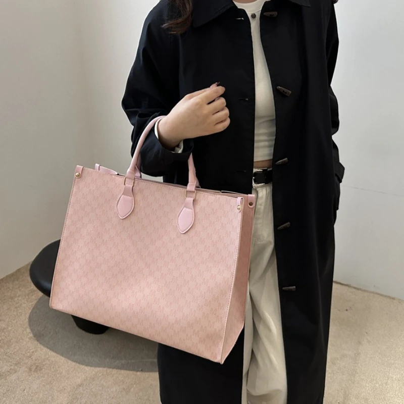 Large Tote Bag for Women, Leather Top Handle Bags, Spacious Inner Space, Fashion Shoulder Purse Perfect for Commuter Handbag view 3