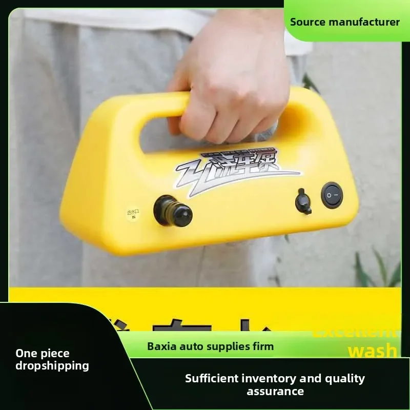 NOWA Bezprzewodowa Myjka Samochodowa Domowa Wysokonapięciowa Przenośna Akumulatorowa Litowa Mała Samozasysająca Myjka Samochodowa