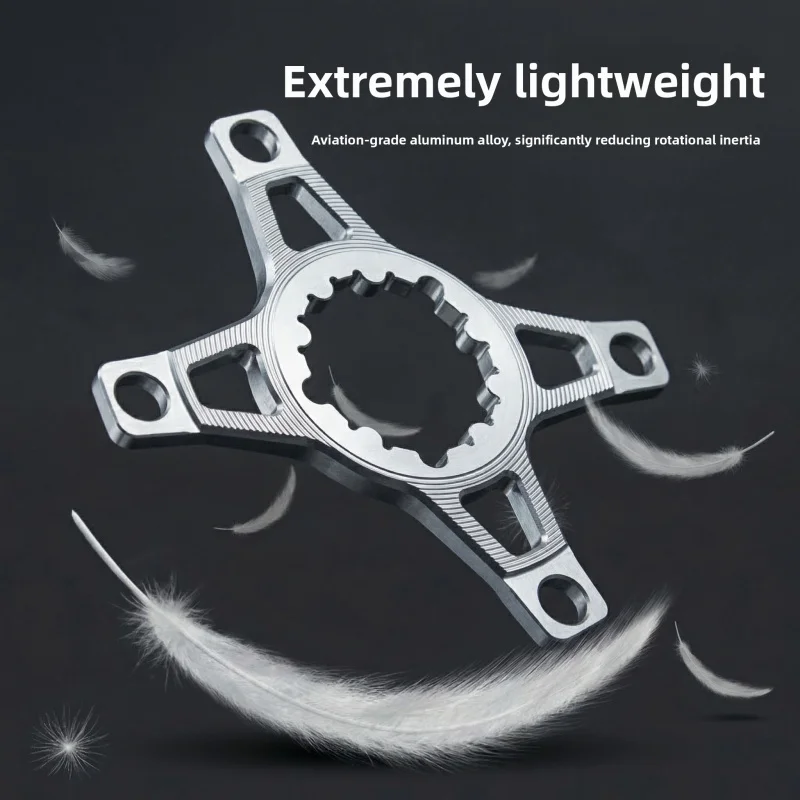 Evosid 3-Bolt to Bcd110 Four-Claw Single/Double Disc 38g Lightweight Cnc Suitable for Shimano Disc Rotors