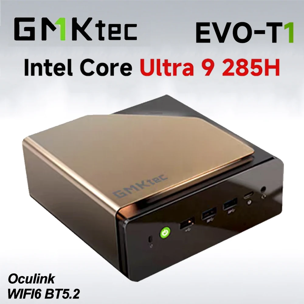 使用短め GMKtec EVO-T1 Core Ultra 9 285HミニPC Intel Core Ultra 9 285H--EVO-T1 AI Mini PC