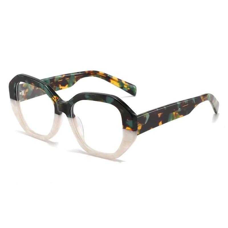 

Acetate Glasses Frame Women Brand Designer Nerd Eyeglasses New Men Thick Japanese Handmade Eyewear
