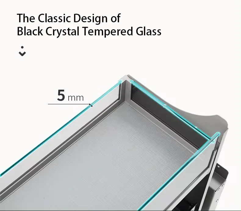 المطبخ تخزين نظام الرفع طبق رف أطباق من الفولاذ المقاوم للصدأ رف سلة مصعد سلة التخزين تخزين خزانة المطبخ #4