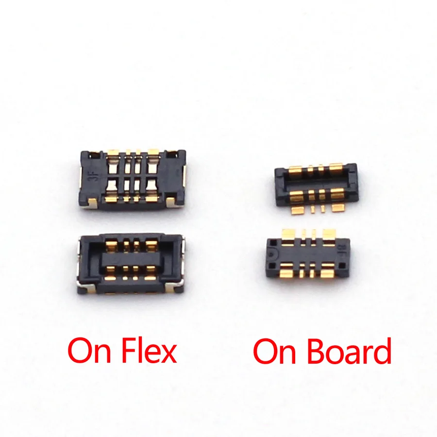 Inner Battery Flex Holder FPC Connector Plug Jack On Board For Samsung Galaxy S8 S7 S6 Edge G970 G950 S10 Plus X S10E