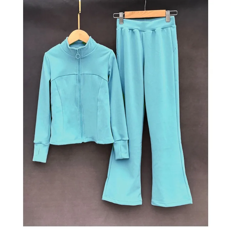 

Long Sleeve Slim Dance Set Ballet Dancewear Spring Autumn Casual Warm Training Costume Modern Dance Professional Practice Outfit
