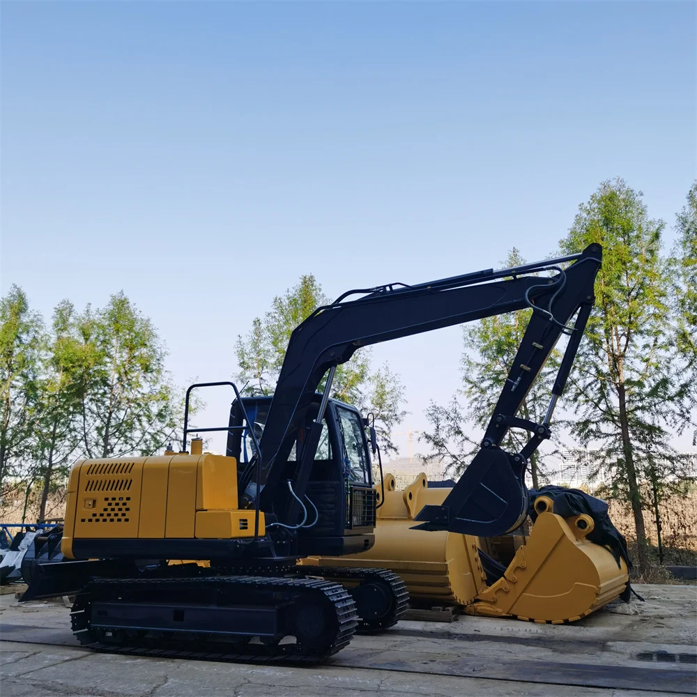 맞춤형 미니 굴삭기 8톤 CE EURO5 굴삭기 6톤 8톤 중국산 트랙형 미니 굴삭기 쿠보타 엔진