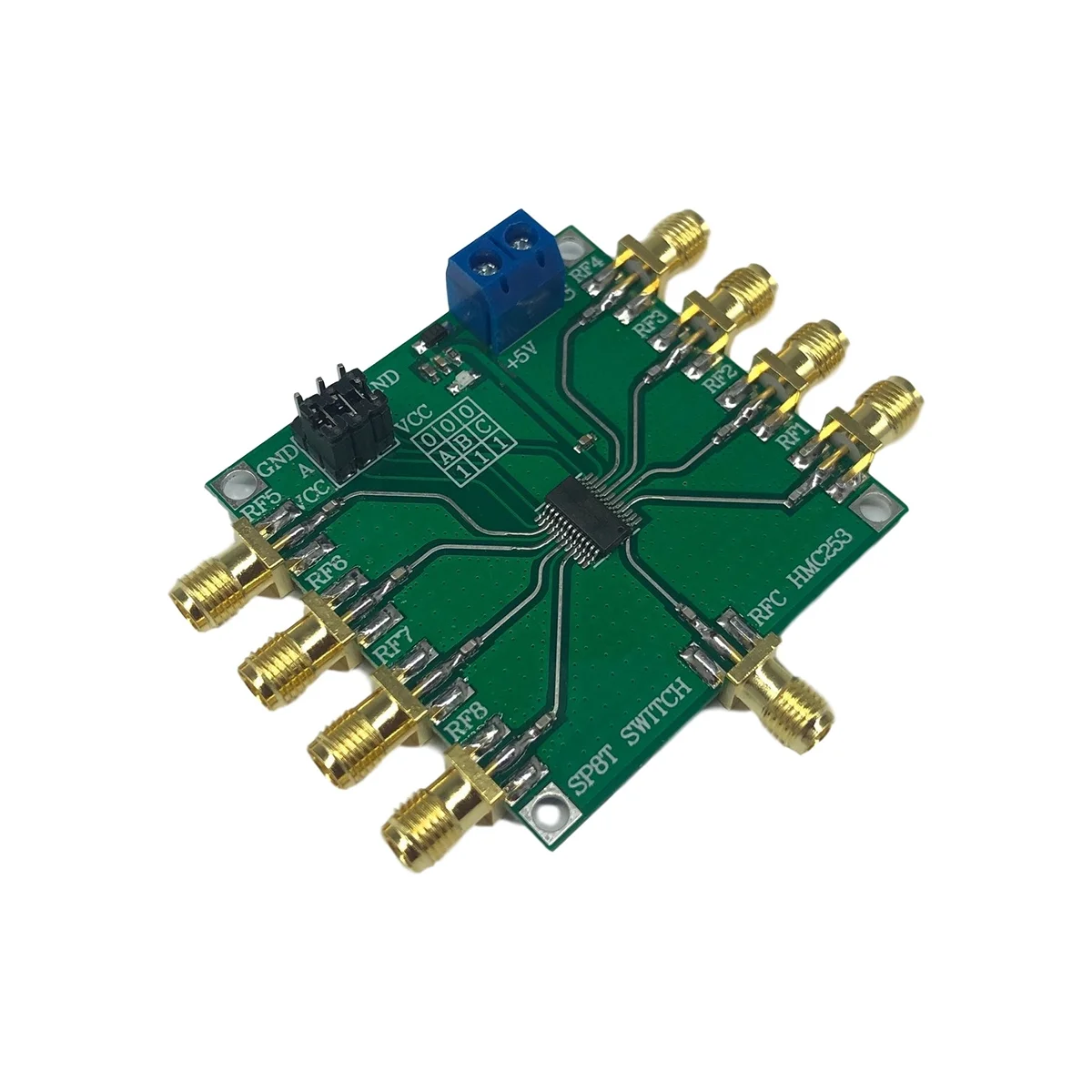 HMC253 DC-2.5 GHz Multifunction RF Single Pole Eight Throw Switch Rf Switch Channel Select Antenna Module