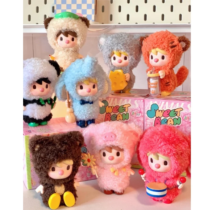 Sweet Bean Animal Play House Series Blind Box Toys Anime Character Doll Mystery Box Pendant Decorative Children Toys Souvenir