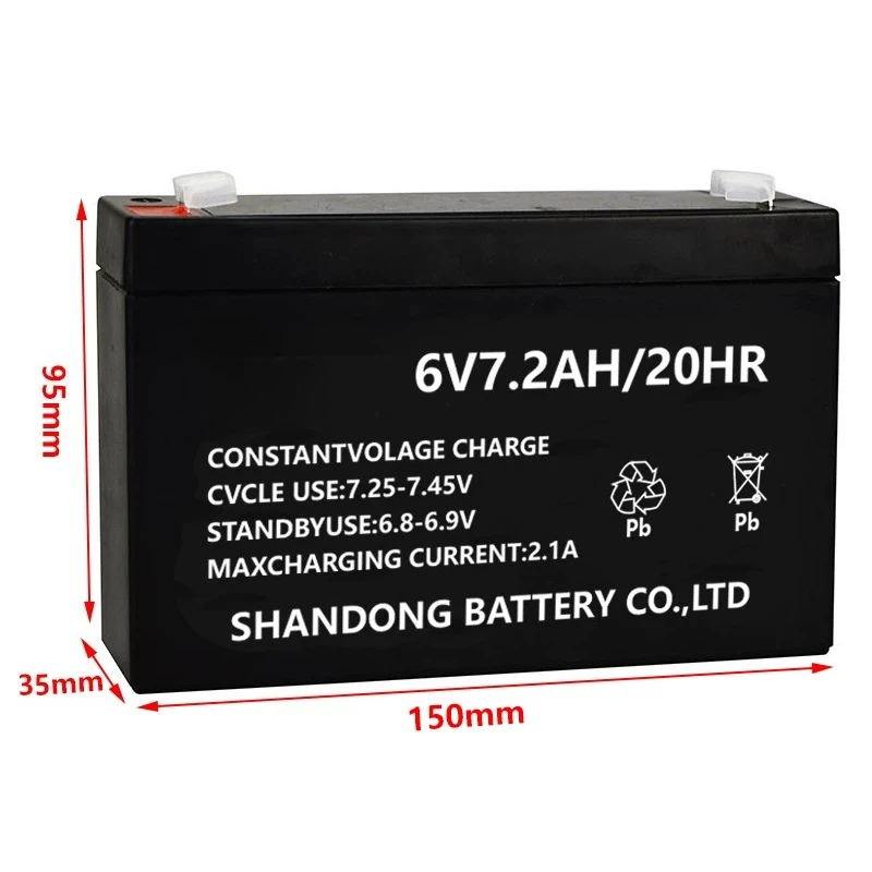.。for SH battery 6V7.2AH20HR toy car stroller children's remote control car sprayer electric car battery.。
