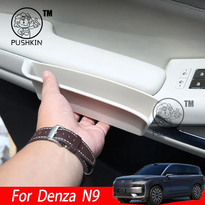 

Car door Armrest Silicone Storage Box Container Organizer Holder Tray For Denza N9 2025 2026 Accessories