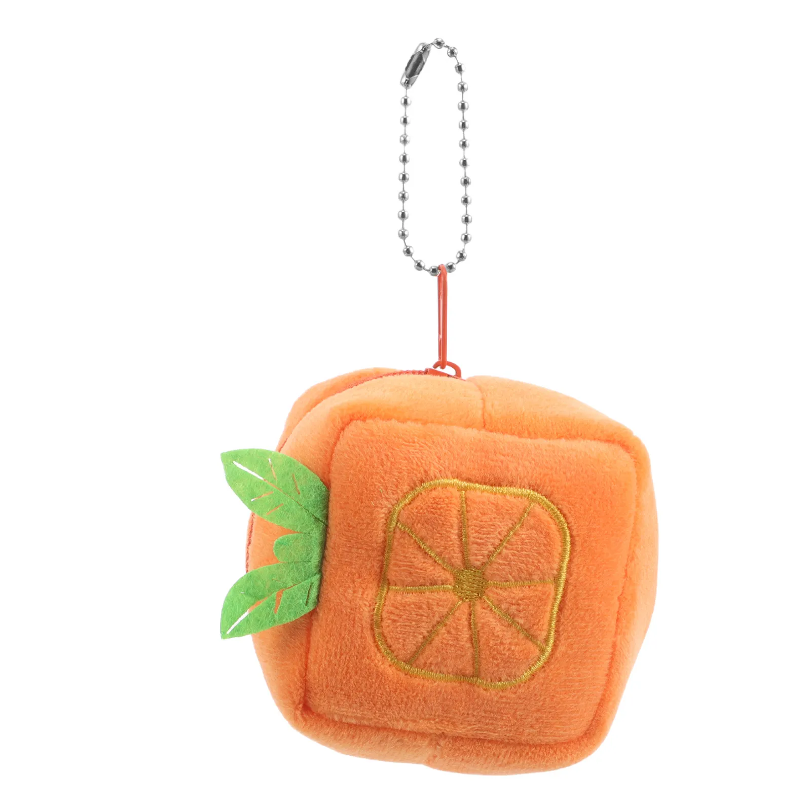 

Mini Orange Shaped Coin Purse Soft Touch Makeup Earphone Lipstick Storage Pouch Cute Kawaii Fruit Wallet for Girls Women
