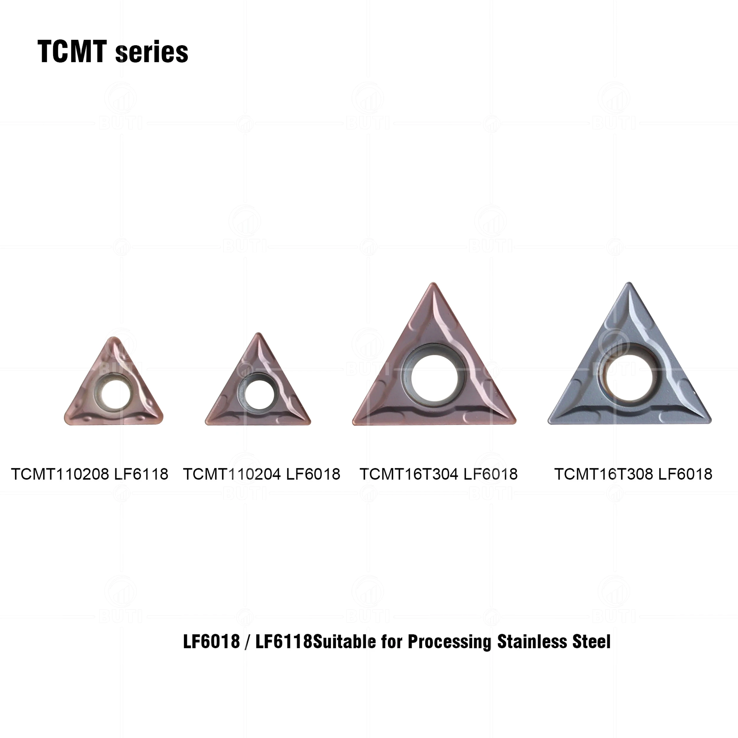 Imagem -05 - Deskar 100 Original Tcmt110204 Tcmt110208 Tcmt16t304 Tcmt16t308 Lf6118 Cnc Torno Ferramentas Carboneto Inserções Usado para Aço Inoxidável
