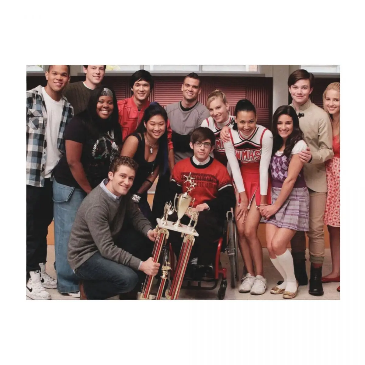 

Glee Cast Throw Blanket Luxury Thicken warm winter Winter beds Polar Blankets