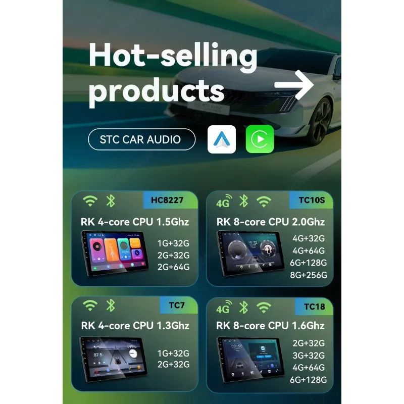 9inch Android  6 + 128g Car Stereo Dvd Player Navigator QLED 2K Screen 360 Surround View Camera System
