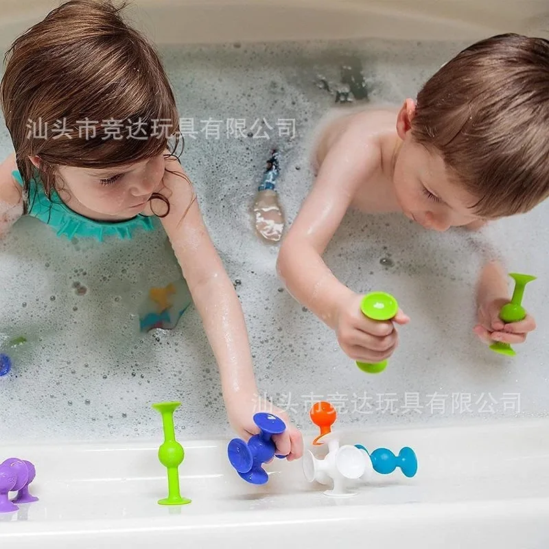 F1 Small Educational Sticky Music Suction Cup Soft Building Block Development Toy