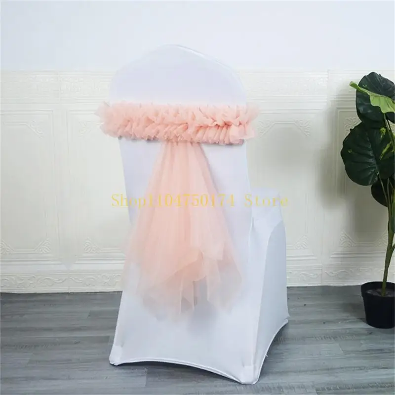Chair Sash Chair Ribbon Stretch Band For Wedding Receptions Birthday Celebrations And More Chair Decoration 1PC top sale