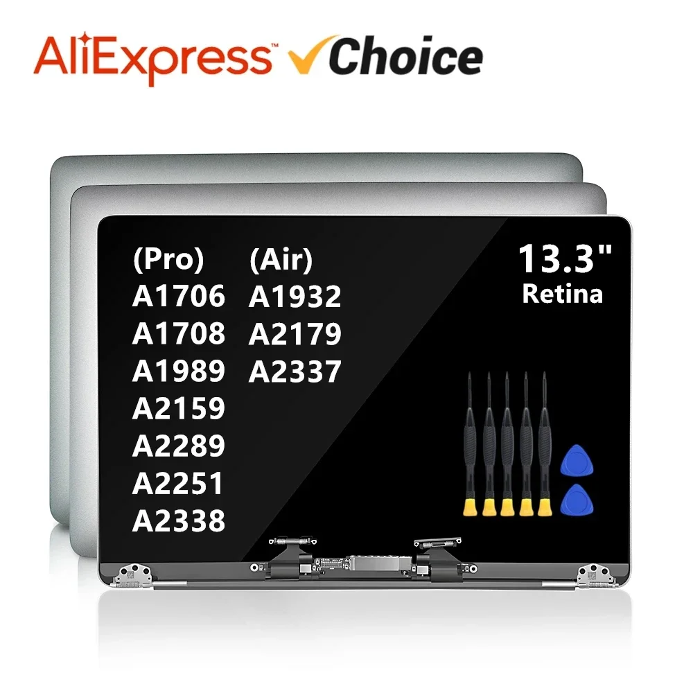 

New! Screen Replacement For Macbook Air/Pro 13.3" A1706 A1708 A1989 A2159 A2289 A2251 A1932 A2179 A2337 A2338 A1466 LCD Display