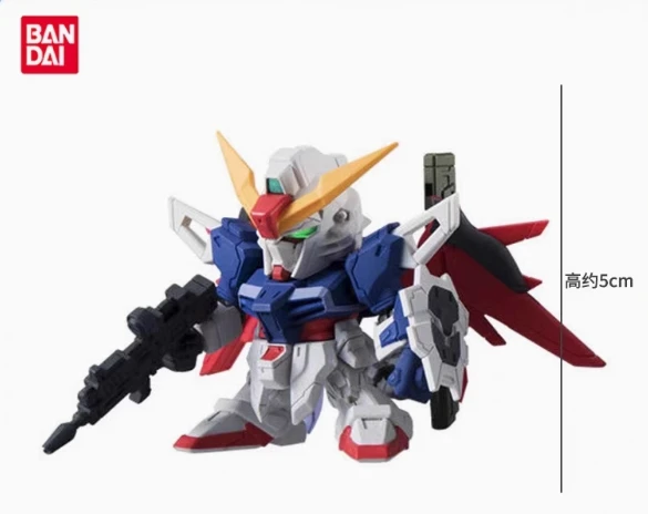 Bandai Original GUNDAM FORTE5 Gashapon Toy STRIKE FREEDOM GUNDAM Windam Command Gundam Action Figure Model Capsule Toys