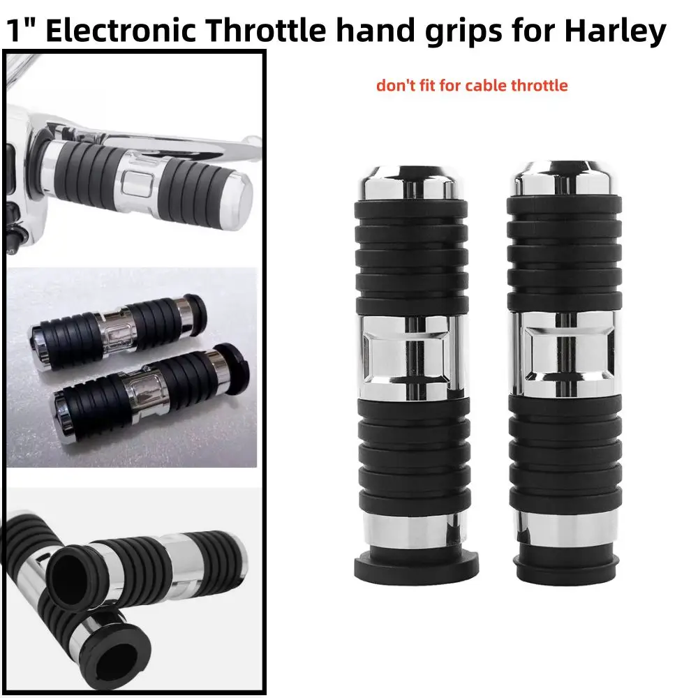 Motorcycle Soft Touch Comfort Hand Grips Fit For Harley Touring Softail Dyna Sportster V-Rod Forty Eight 1984-2023