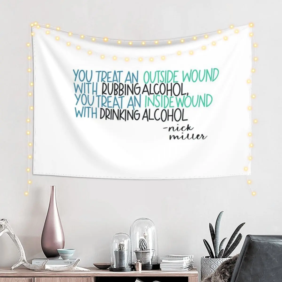 

Nick miller new girl quote Tapestry Room Decoration Aesthetic Decor For Room Bedroom Decoration Tapete For The Wall Tapestry