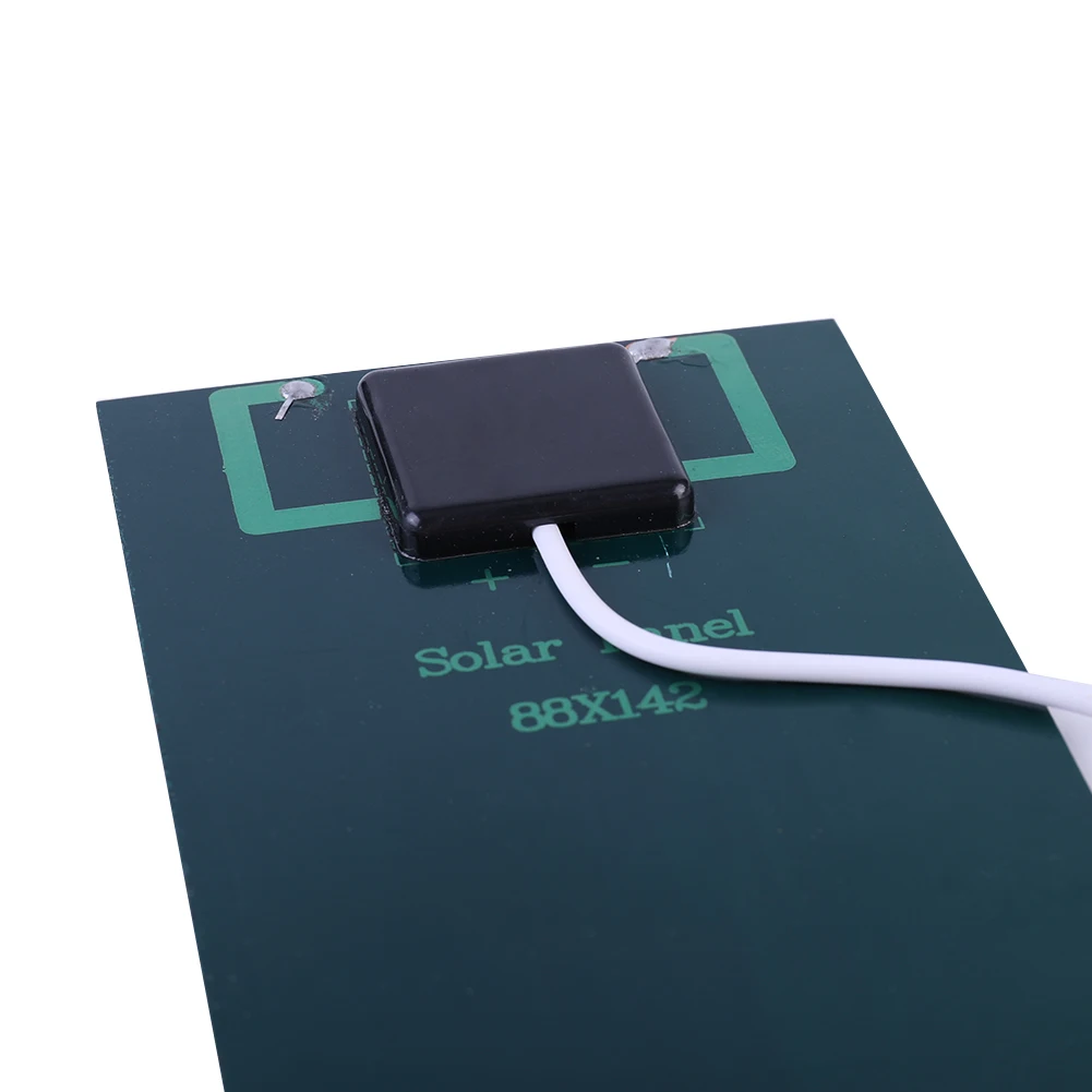 5W 5V Portable Solar Panel Polysilicon USB Solar Charging Panel for 3-5V Battery/Phone Charging for Outdoor Camping
