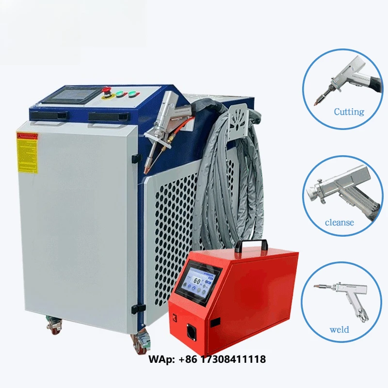 China 1500W 3 in 1 Cheapest Mini Portable Handheld  Cutting and Welding Machine Price for Metal 4 in 1