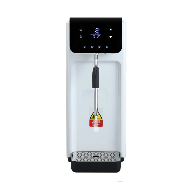 220V Commercial Automatic Milk Frother Electric Coffee Frothing Foamer Machine Coffee Milk Bubble Steam Maker