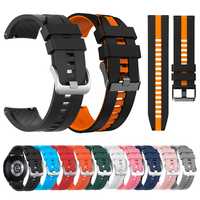 20 22mm Strap For Realme Watch 3 2 S pro Sport Silicone Wristband Correa For Fossil GEN 6 GEN5 5E 44mm Smart Watch Band Bracelet