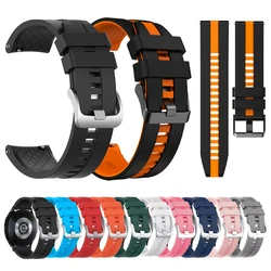 20 22mm Strap For Realme Watch 3 2 S pro Sport Silicone Wristband Correa For Fossil GEN 6 GEN5 5E 44mm Smart Watch Band Bracelet