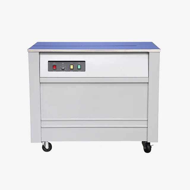 

Portable Electric Plastic Banding Semi-automatic Table Type Strapping Machine For Chemical Cartons Packaging