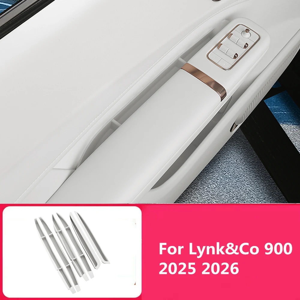 

Специальная дверная ручка, коврик для хранения канавок, автомобильный силиконовый ящик для хранения, аксессуары для украшения интерьера автомобиля, подходит для Lynk & Co 900 2025 2