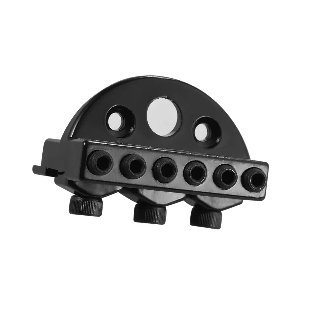 ​Zinc Alloy ​Headless Guitar Locking Nut​ ​Black ​With 2 Screw​ ​6 String Headless Guitar Nut​ ​With 2 Wrench​