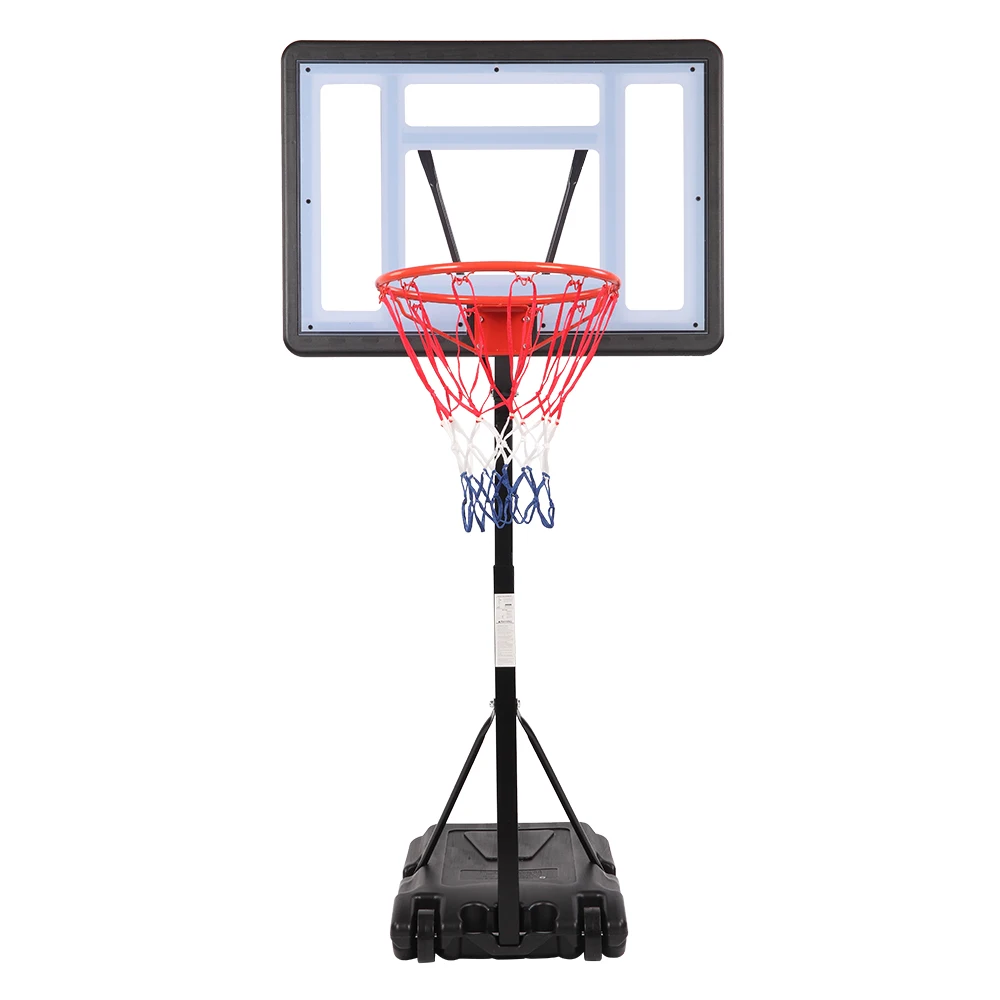 

HY-B064S Portable Movable Swimming Pool PVC Transparent Backboard Basketball Stand (Basket Adjustment Height 1.15m-1.35m)