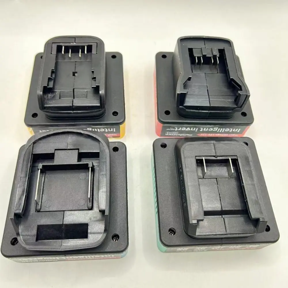 1Pcs 18V 20V To 220V Battery Inverter Dual Plug 120W Smart Transformer Household Multifunctional Outdoor Work Inverter