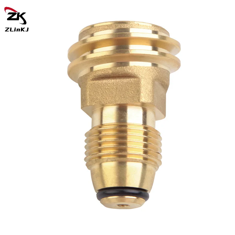 1 Uds conector de inflado de propano para exteriores adaptador de estufa de Gas POL a QCC1