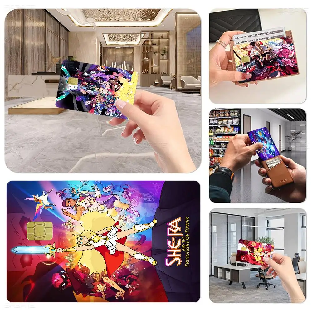 She Ra y las princesas del poder película 100% gran oferta Amine crédito tarjeta bancaria de débito tarjeta de autobús película pegatina de piel