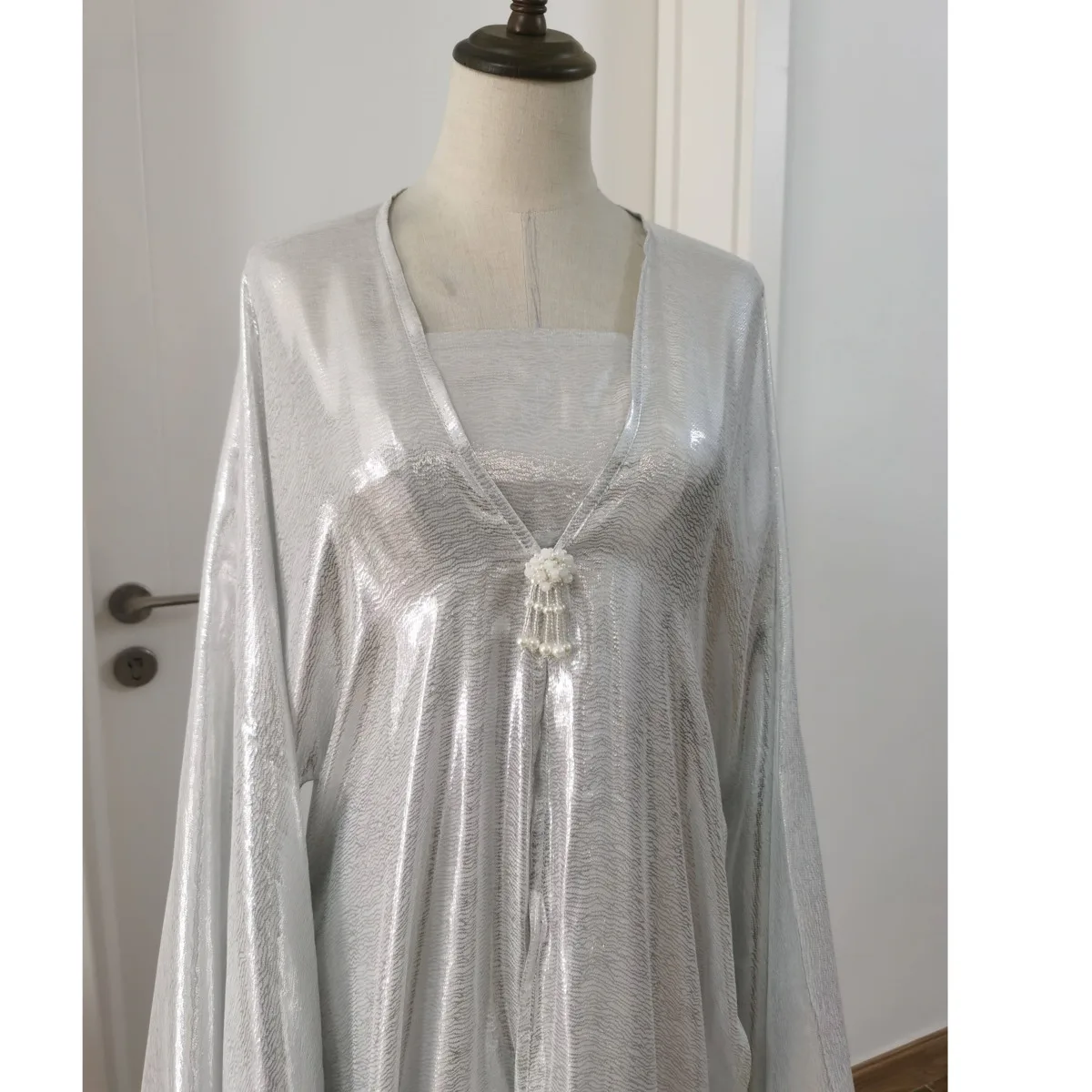 Gardenia Chinese Style - Same Style As Ju Jingyi's TV Series Silver-white Han Elements Ancient Costume Original Fabric Halloween