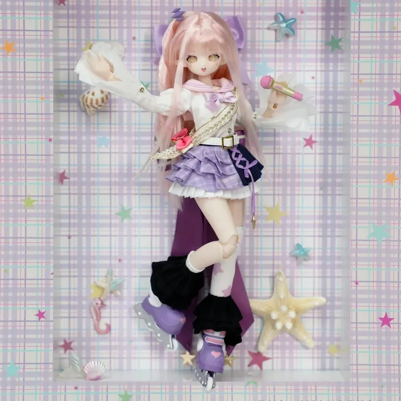 Original Unbelievable Transfer Student S6 Rooted Hair BJD Action Figure Blind Box Kawaii Ornaments Cute Dolls Model