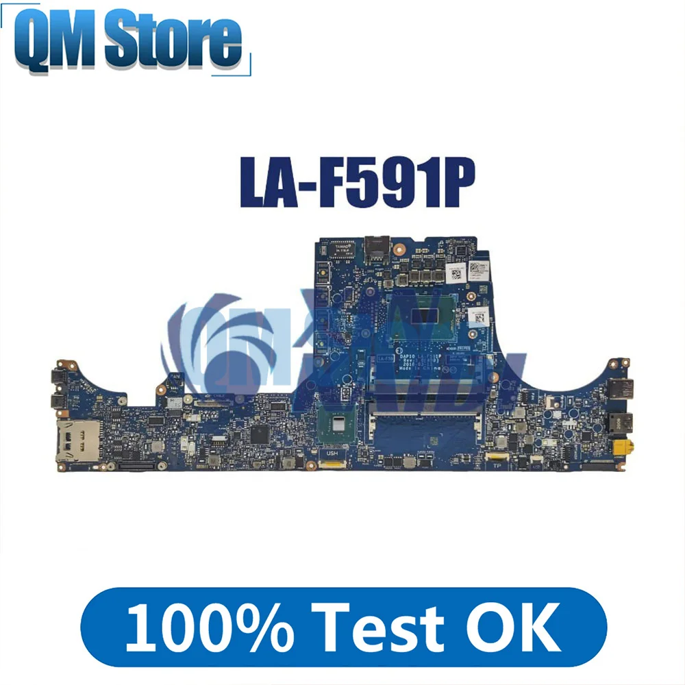 LA-F591P Notebook Motherboard For Dell Precision 7530 Laptop Mainboard CN-02NRRM 2NRRM with E-2176 E-2186 I5 I7 I9 8th CPU