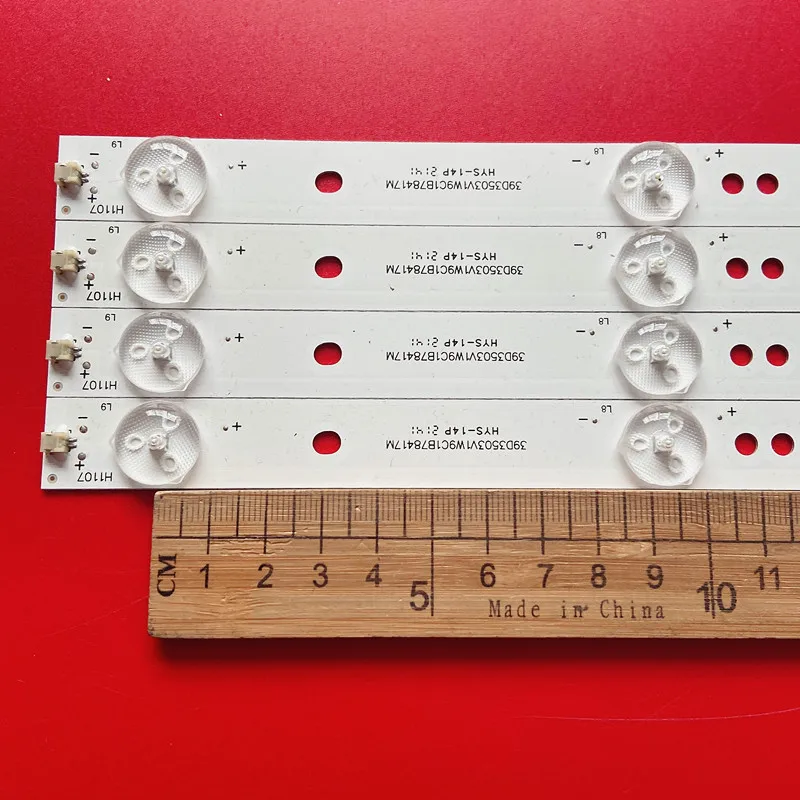 Striscia di retroilluminazione a LED 9 lampada per LED39M2800A HKC H39DB3000 1.14.MD390001 muslimate JS-ME1124FL2D-0022