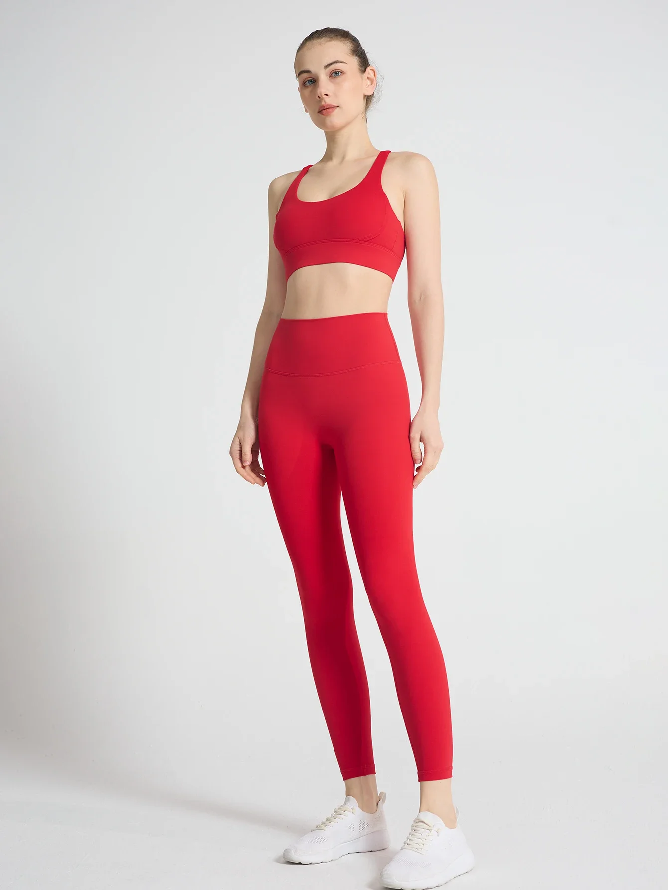 

Комплект для йоги из 2 предметов: женский спортивный костюм для пилатеса и фитнеса, одежда для тренировок в зале, комплект для занятий спортом с эффектом пуш-ап, спортивный бюстгальтер и леггинсы