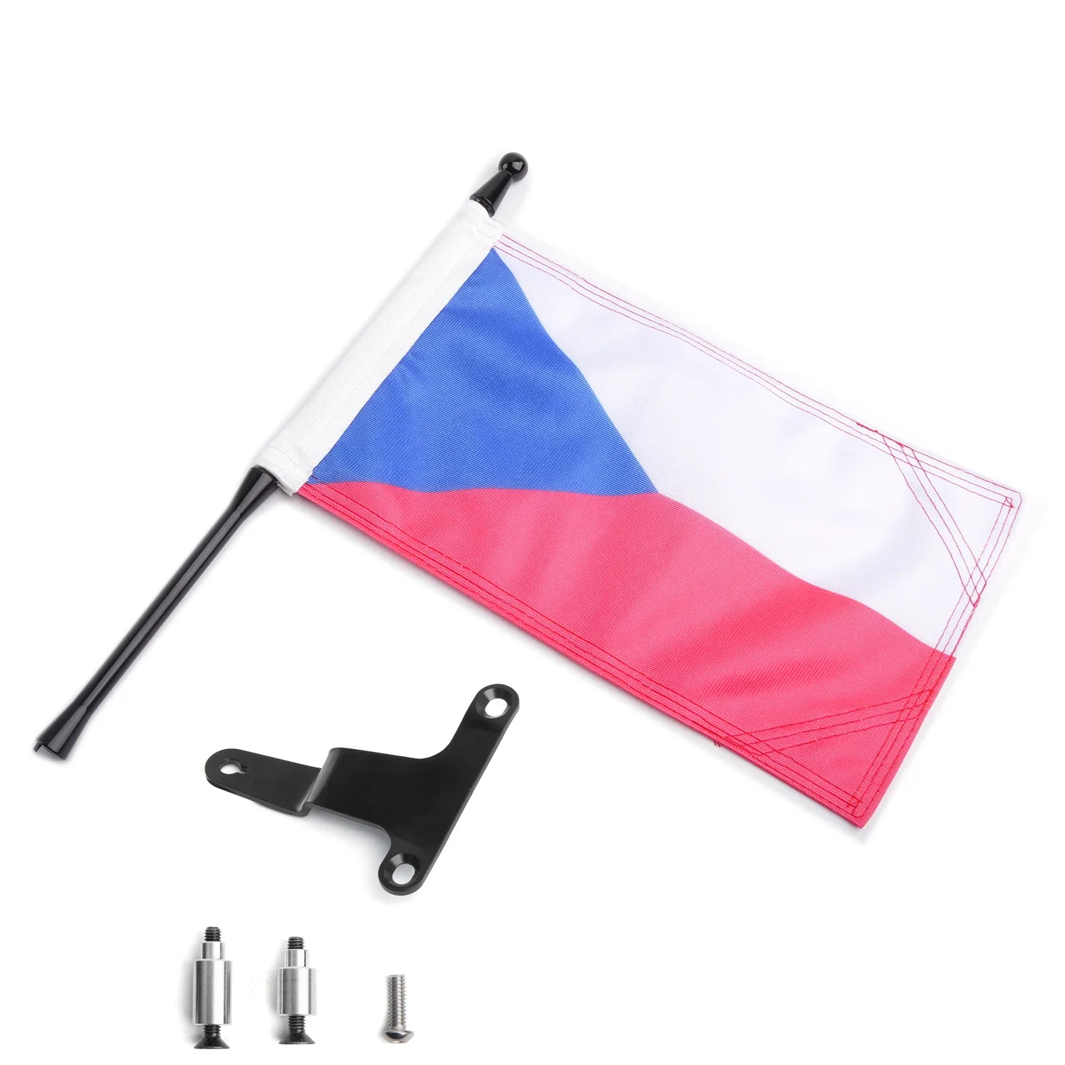 Untuk Honda Gold Wing GL1800 motor Flagpole Czech 2018-2024 tiang bendera Kit bagasi alat braket Flagpole Moto Tour Panical