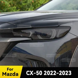 For MAZDA CX-50 2022 2023 CX50 Car Exterior Headlight Anti-scratch TPU PPF Protective film Anti-scratch Repair film Accessories
