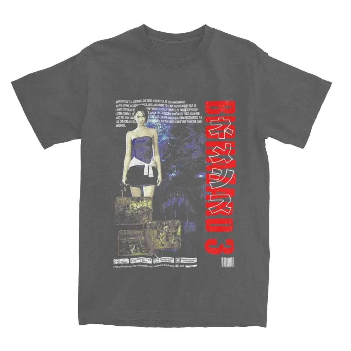 New Arrival fashion Evil Resident Evils BIOHAZARD 3 T-Shirts Men Novelty Cotton Tees O Neck Short Sleeve T Shirt Gift Clothes