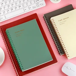 1PC Simple Notebook Solid Color Thickened A5 Student Handbook Making Book Notepad Diary Coil Book Back To School