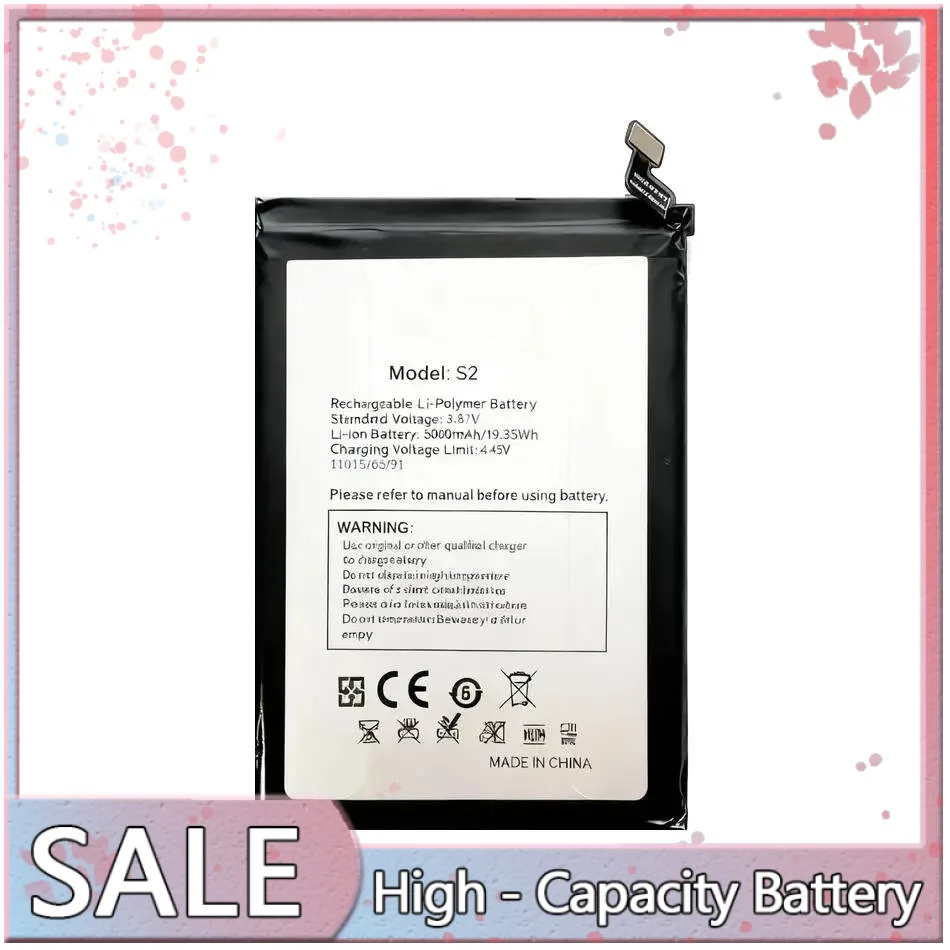 

For Fossibot S2 High Compatibility Mobile Phone Battery Reliable Power 5000Mah
