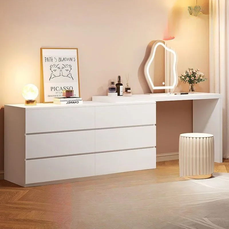 Dresser, chest and cabinet integrated, household, modern and simple, advanced dressing table