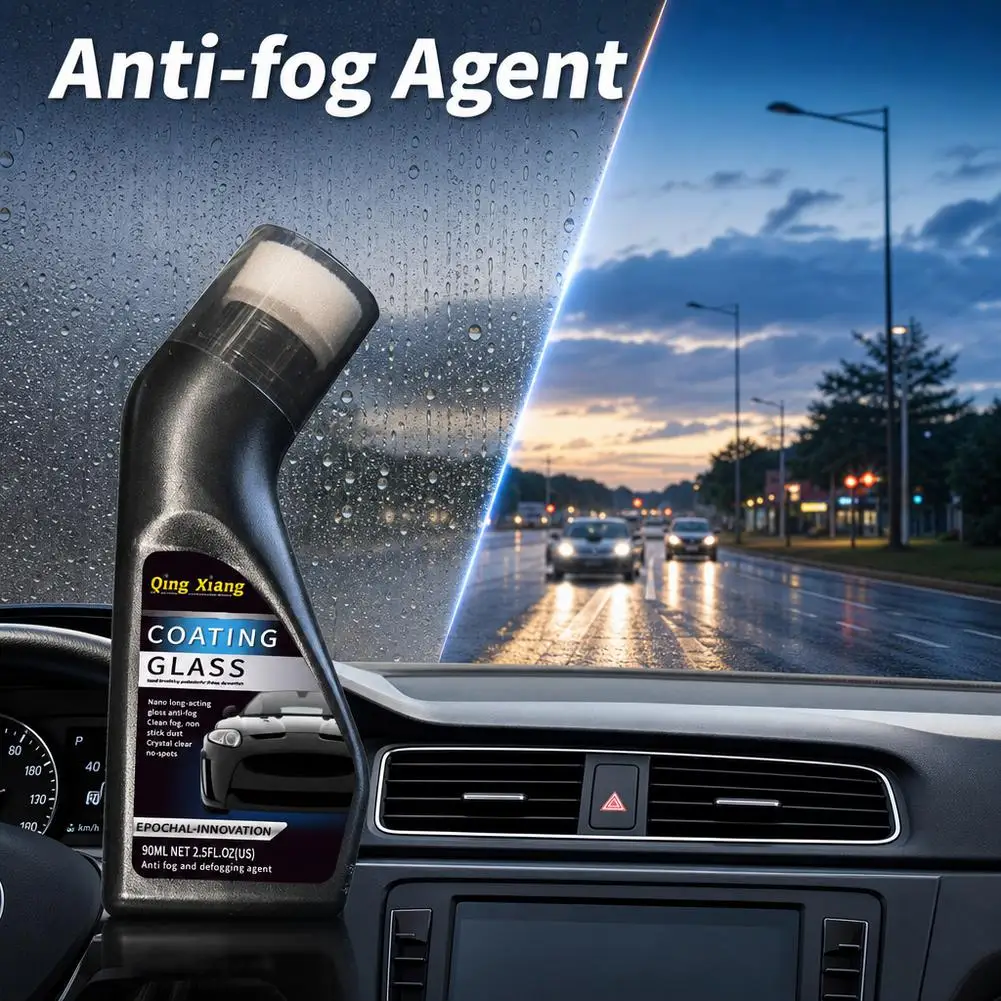 Car Clear Glass Anti Fog Coating Agent Car Helmet Lens Front Windshield Rearview Mirror Anti Fog And Defogging Agent ﻿