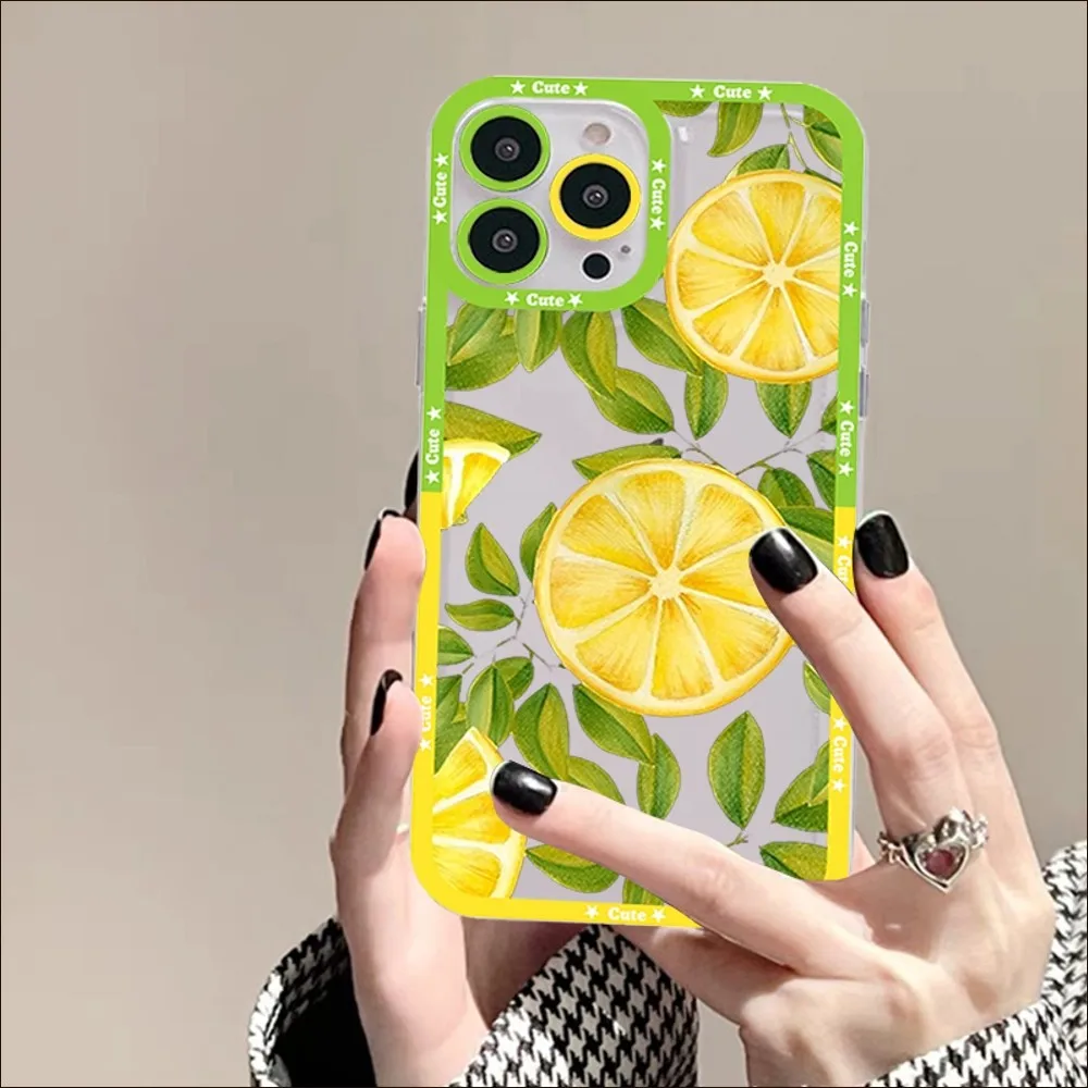 Fruit lemon Phone Case For Redmi 7 8 9 A For Redmi Note 5 7 8 9 10 11 Pro Max 4G 5G Funfas